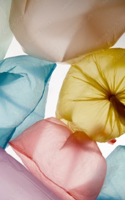 Bolsas de polietileno pigmentadas en distintos colores